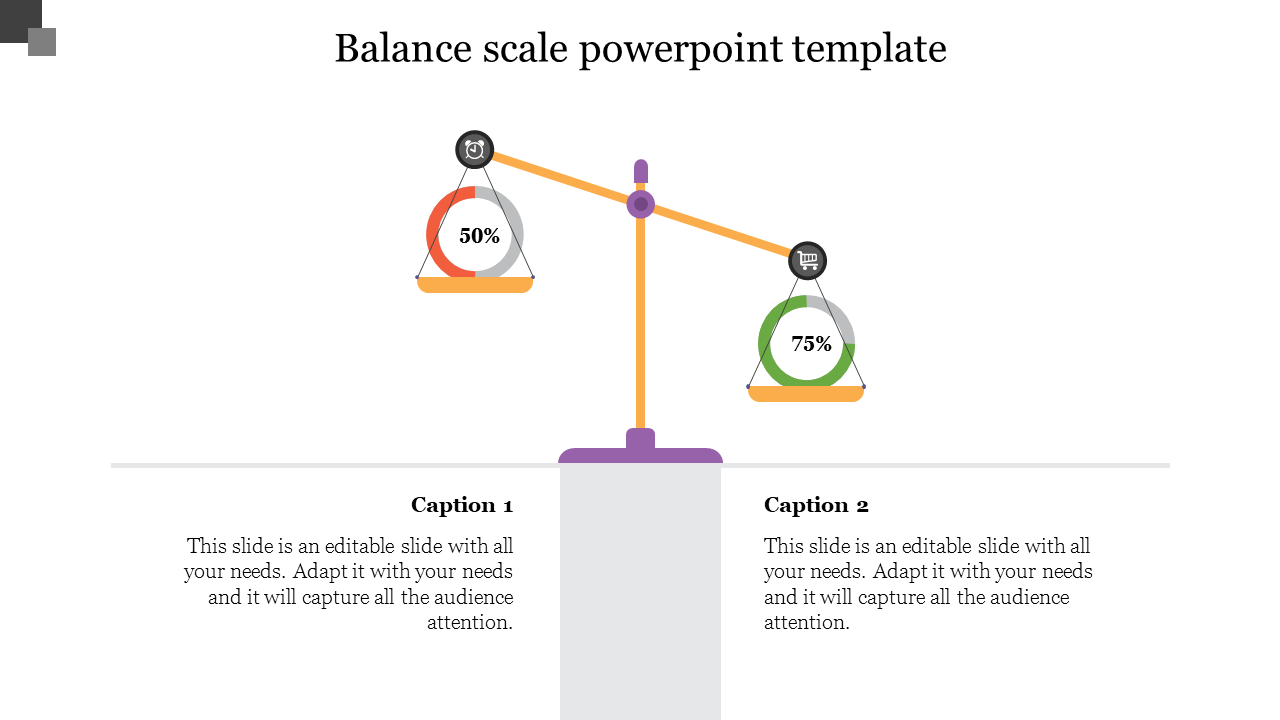 balance scale powerpoint template
